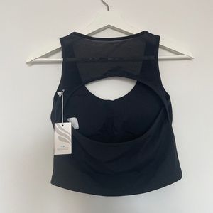 NWT Black FitAngel Bra Top